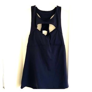 Fabletics Georgia cut tank top black workout